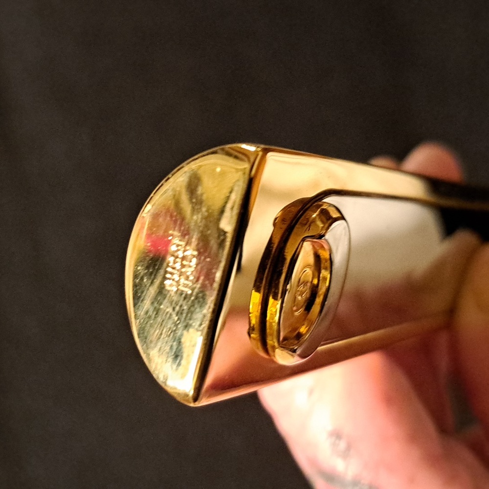 Gucci vintage brass and stainless carving knife - Picture 8 of 14